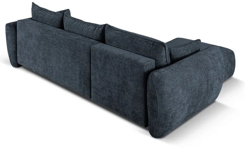 Divano angolare blu scuro (angolo sinistro) Matera - Cosmopolitan Design