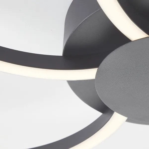 Brilliant - Plafoniera LED FICO LED/32W/230V diametro 65 cm nero