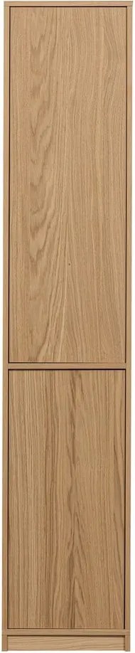 Parete attrezzata con mobile TV in rovere naturale 304x243 cm Modulair - vtwonen