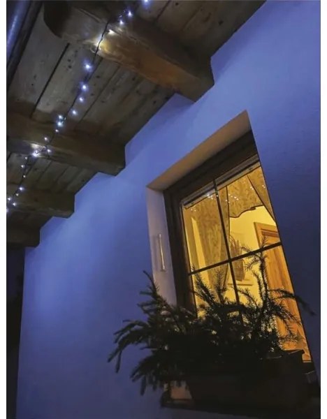 Catena luminosa LED per esterni 80xLED/13m IP44 bianco freddo