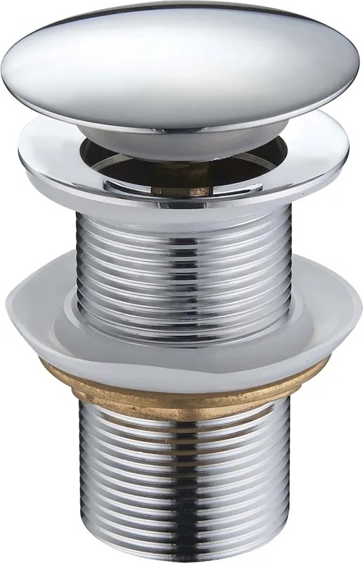 Mexen tappo clic-clac rotondo, cromo - 79910-00