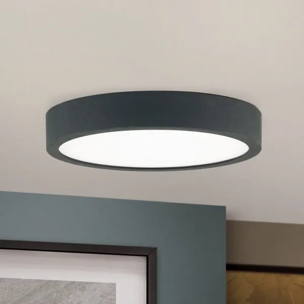 Orion DL 7-657/14 - Plafoniera LED BULLY LED/12W/230V diametro 14 cm nero