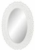 Specchio da parete DKD Home Decor 58 x 2,5 x 86 cm Cristallo Bianco Indiano Legno MDF Decapaggio