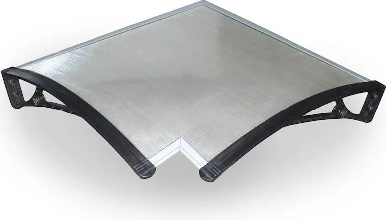 Angolo Interno Pensilina Tettoia In Policarbonato Alveolare Tosini Serie I 60 cm...