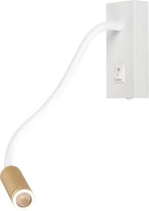 Kanlux 32518 - Lampada flessibile TONIL LED/3,3W/230V bianca/oro