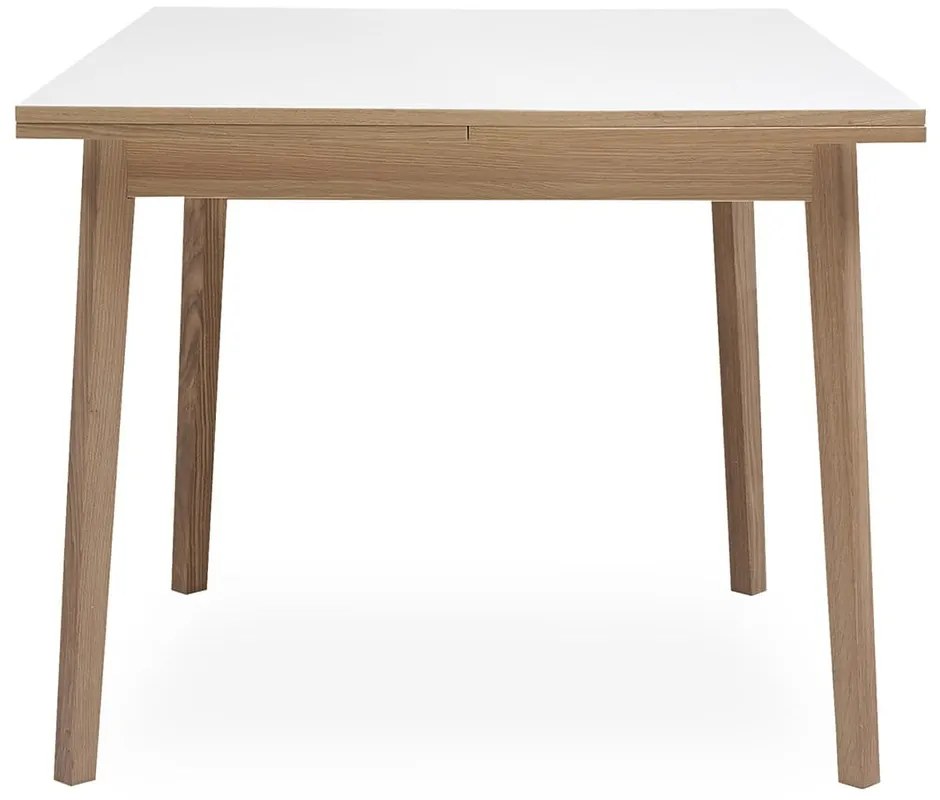 Tavolo da pranzo pieghevole con piano bianco Hammel , 90 x 90 cm Single - Hammel Furniture
