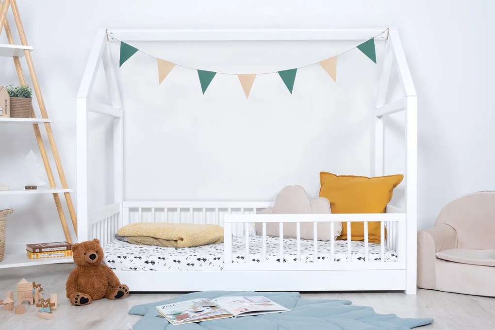 Lettino Montessori Elis bianco - 140x70 cm
