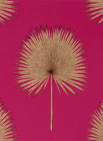 Palmen Tapete Fan Palm von Sanderson - Rhodera/ Gilver