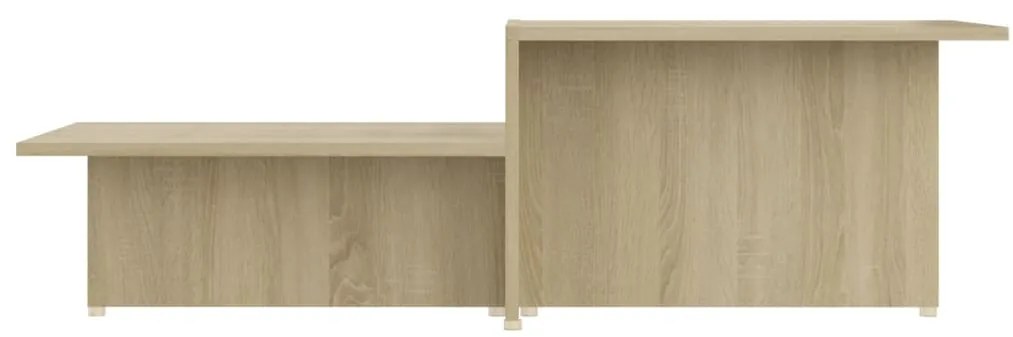 Tavolino salotto rovere sonoma 111,5x50x33cm legno multistrato