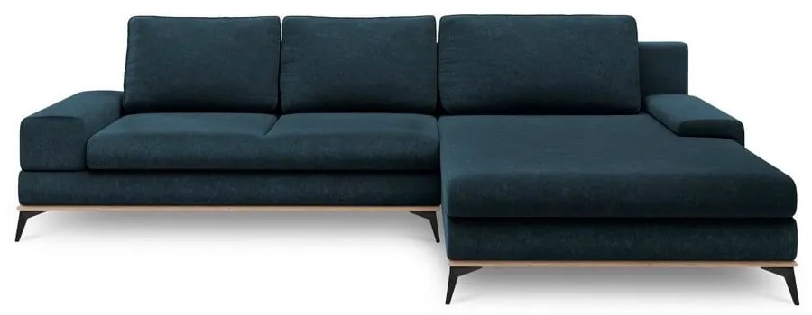 Divano letto angolare blu petrolio, angolo destro Planet - Windsor &amp; Co Sofas