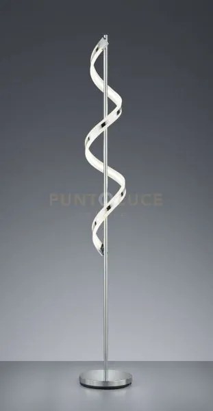Sydney piantana led 22w 2500lm, 3000k cromata con dimmer h. 162cm