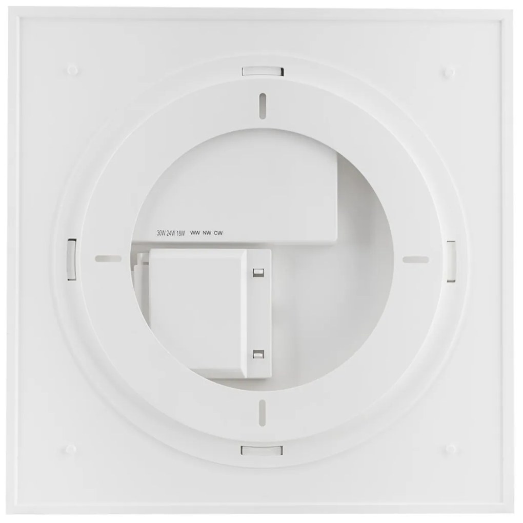Plafoniera LED Regolabile 18W 24W 30W Quadrata CCT IP54 33x33 cm