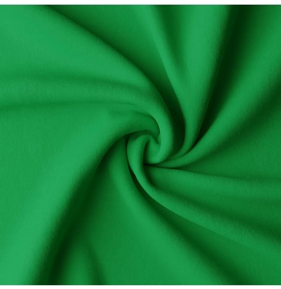 Tenda su anelli con zirconi 140x250 cm verde