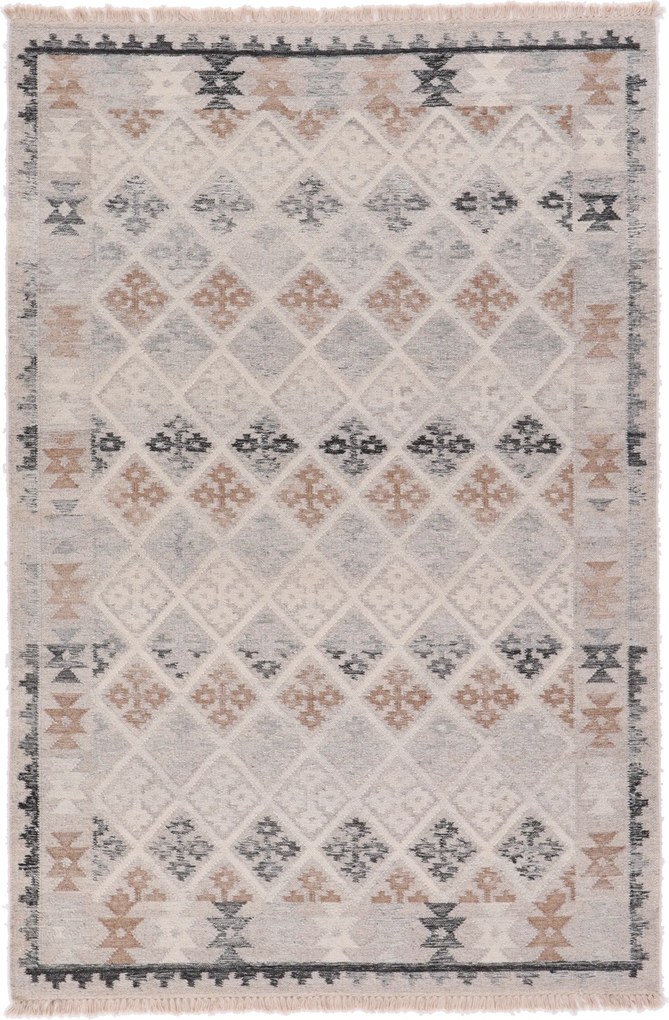 Kilim Tappeto 240 x 160 (Indian) Tessuto A Mano