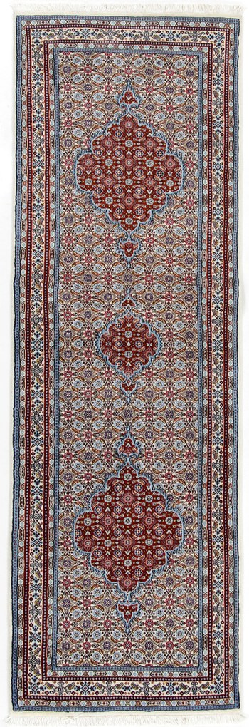 Moud Tappeto persiano 250x80 (Iran) Annodato A Mano