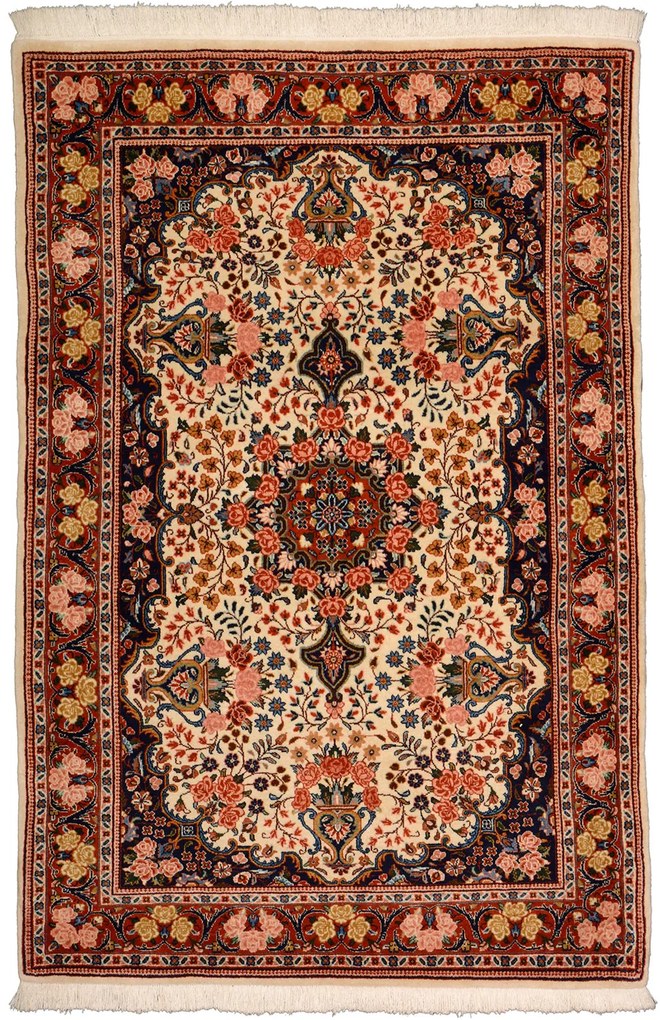 Bidjar Tappeto persiano 170 x 110 Beige (Iran) Annodato A Mano