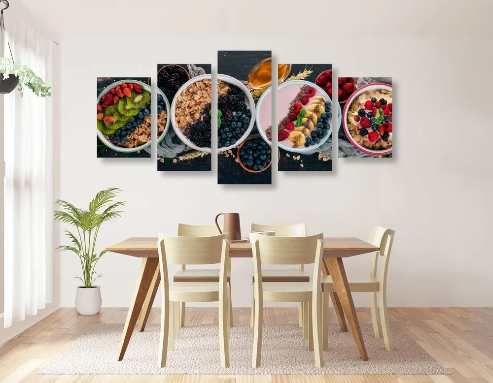 Quadri 5 pezzi – Deliziose variazioni di muesli