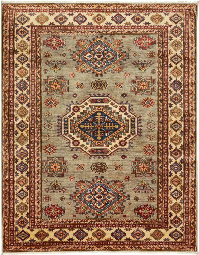 Kazak Tappeto 200x160 (Pakistan) Annodato A Mano