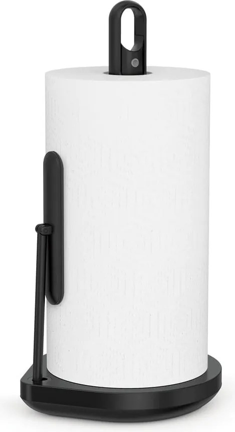 Porta asciugamani da cucina in acciaio nero opaco - simplehuman