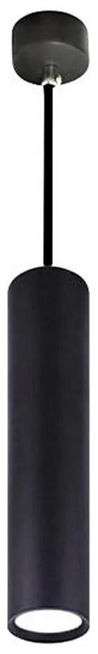 Lampadario a sospensione con filo KARADON 1xGU10/30W/230V 50 cm nero