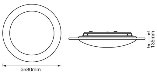 Ledvance -  Plafoniera LED dimmerabile ORBIS SPARKLE LED/35W/230V 2700-6500K