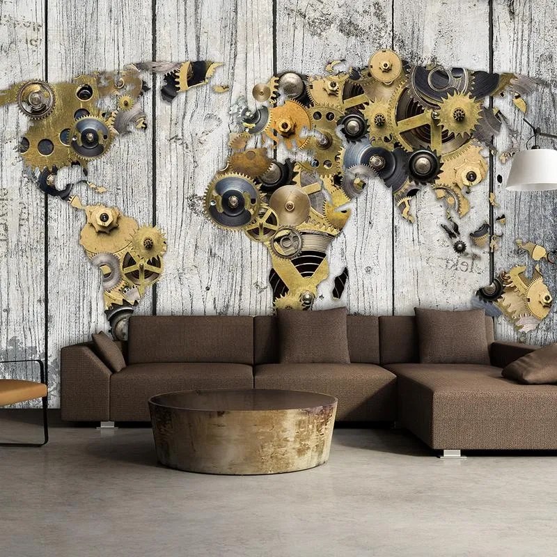 Fotomurale adesivo  Mechanical World  Larghezza x Altezza Home decor 147x105