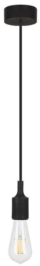 Rabalux 1412 - Lampada a sospensione ROXY E27/40W nero