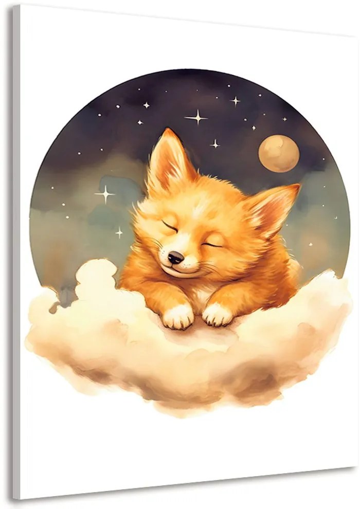 Quadro su tela – Cagnolino sognante