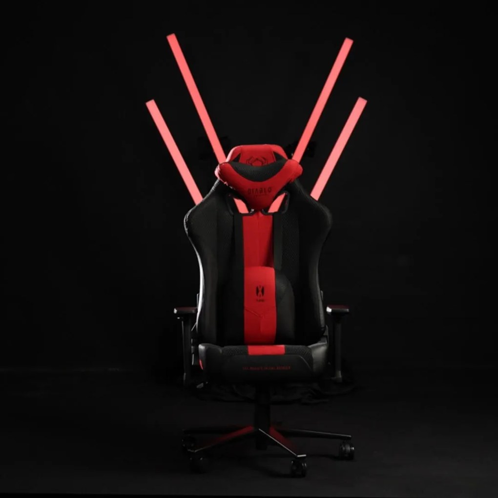 Sedia da gaming Diablo X-Player 2.0 In Materiale King Size: Cremisi-Antracite
