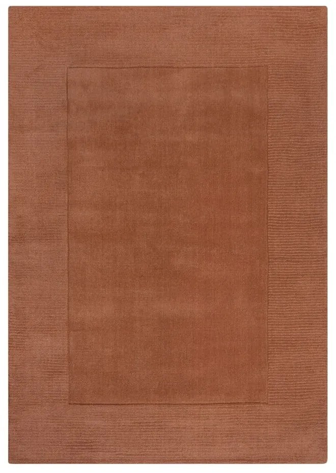 Tappeto in lana color mattone 160x230 cm - Flair Rugs