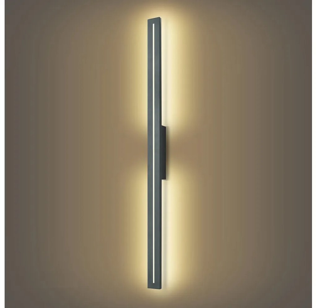 Brilagi - Lampada da parete LED per esterni LINEO LED/24W/230V 3000K IP65 antracite