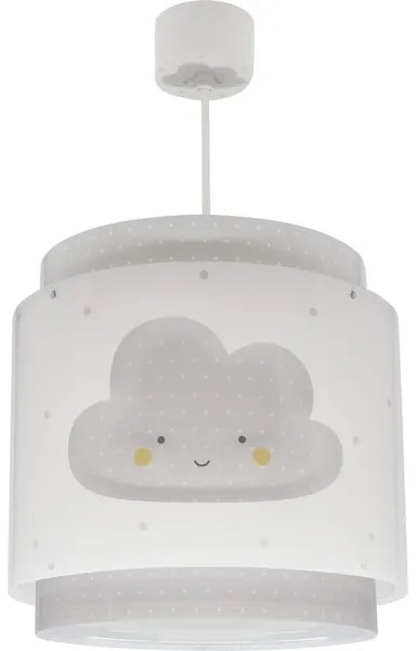 Dalber 76012E - Lampadario per bambini BABY DREAMS 1xE27/15W/230V grigio