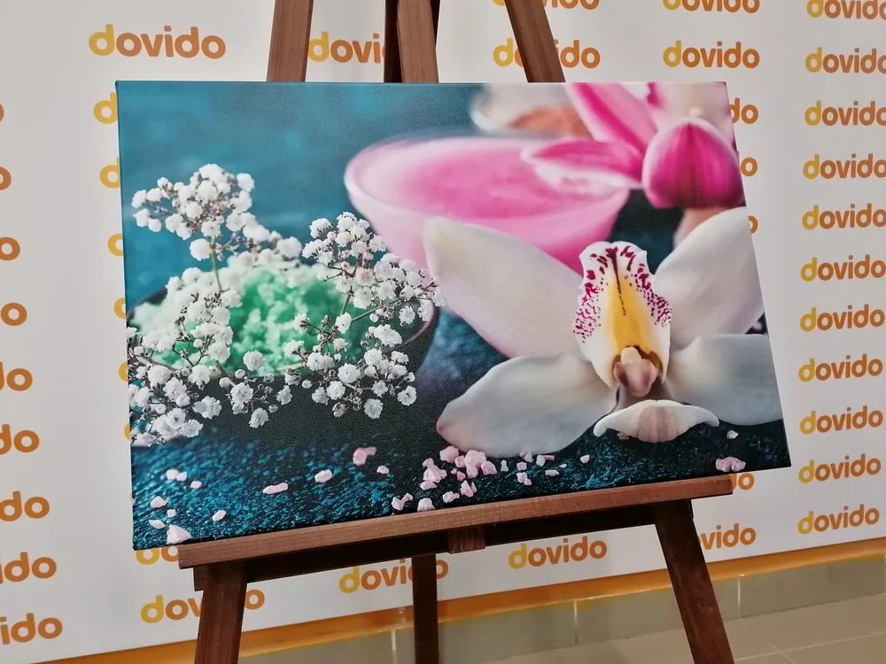 Stampa su tela – Splendida orchidea dettagliata