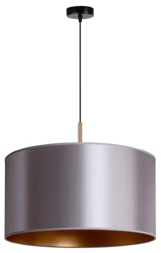 Duolla - Lampadario a sospensione con filo CANNES 1xE27/15W/230V diametro 45 cm argento/rame