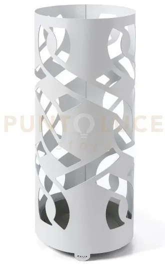 Portaombrelli looma bianco marmo in ferro  20x50h cm