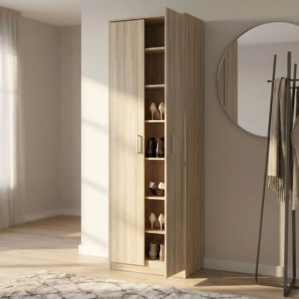 FREDIS - armadio scarpiera con 7 scaffali