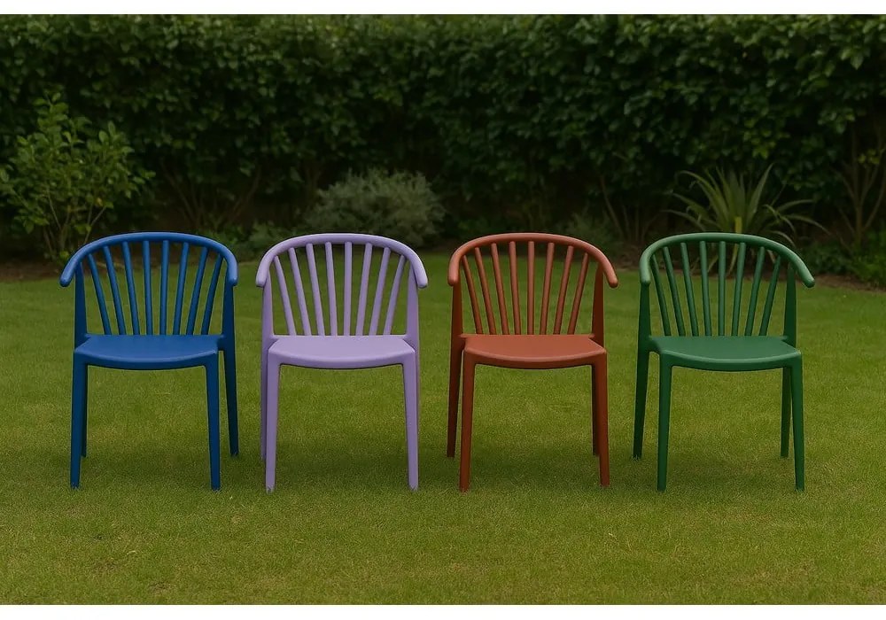 Sedia da giardino blu Capri - Bonami Essentials