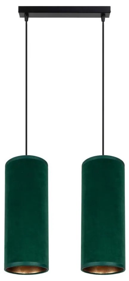 Lampadario a cavo AVALO 2xE27/60W/230V verde/rame