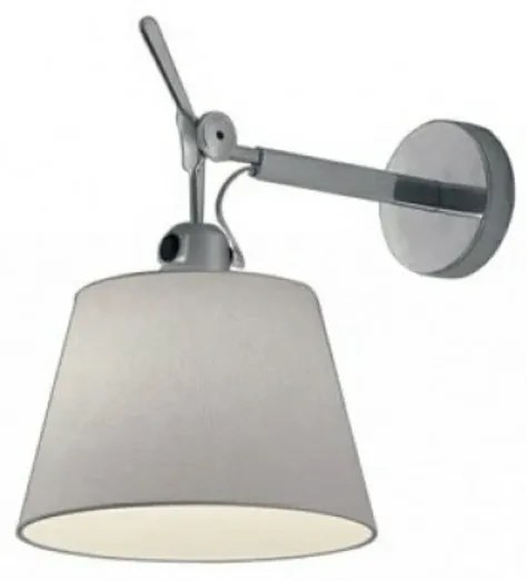 Tolomeo Parete Diffusore Applique da Parete Ø18 Grigio Raso - Artemide