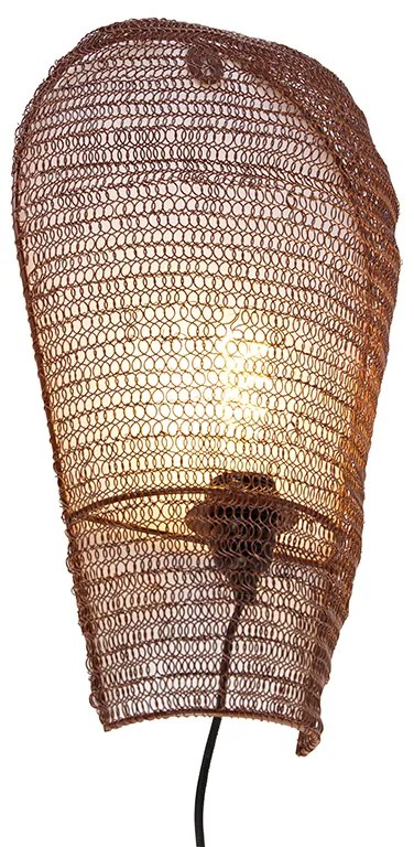 Applique da parete orientale in bronzo 45 cm - Nidum