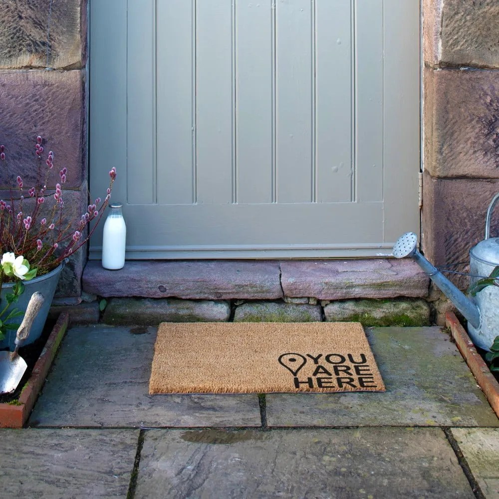 Zerbino in cocco 40x60 cm You Are Here - Artsy Doormats