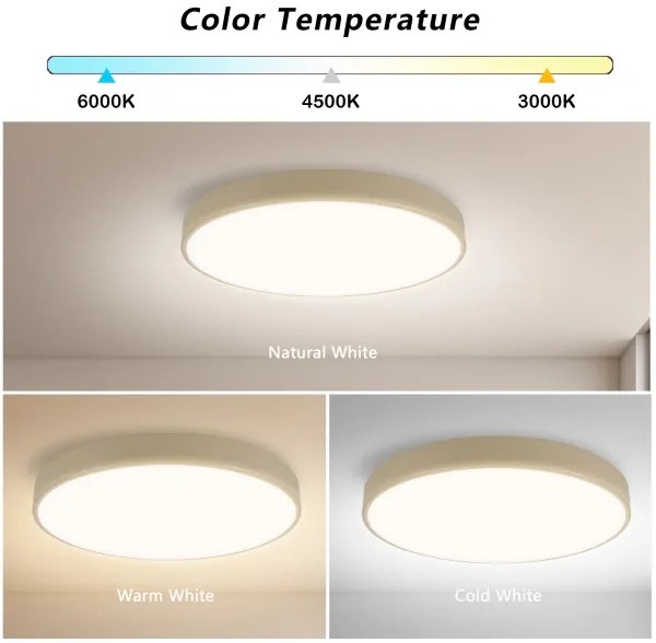 Brilagi - Lampada LED dimmerabile POOL SMART LED/48W/230V Ø 40 cm Wi-Fi Tuya beige + telecomando
