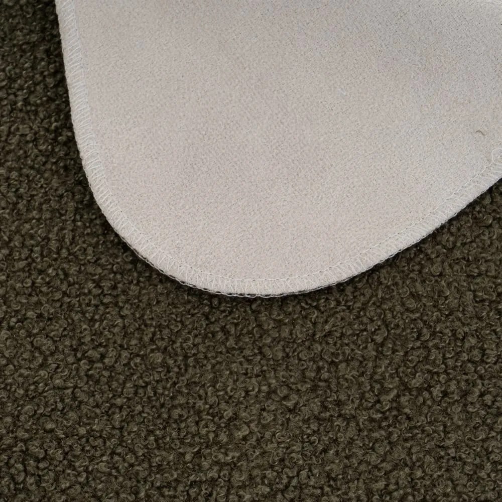 Pelliccia sintetica verde scuro 60x90 cm Sherpa - Casa Selección