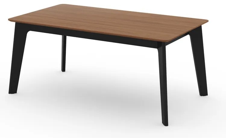 Tavolo da pranzo pieghevole con piano in legno di noce in colore naturale 100x180 cm Shadow - TemaHome