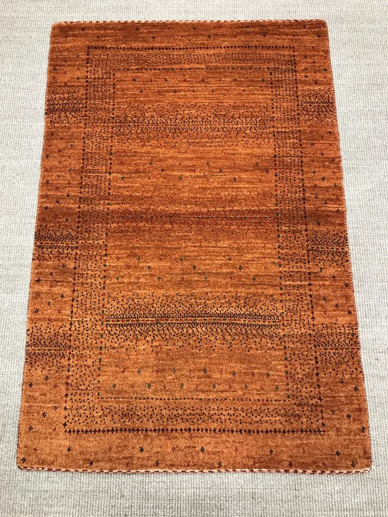 Loribaft Tappeto persiano 100x150 Giallo (Iran) Annodato A Mano