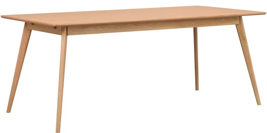 Tavolo da pranzo pieghevole con piano in legno di frassino 190x90 cm Yumi - Rowico