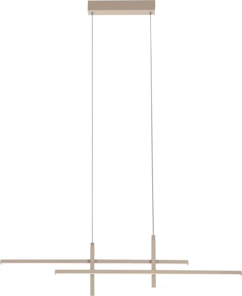 Eglo 901887 - Sospensione LED a cavo TREPILIANO LED/20W/230V beige