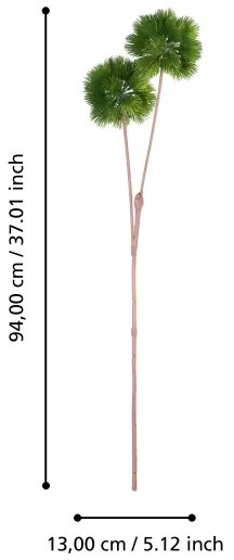 Eglo 428359 - Fiore artificiale ETAYA 94 cm verde