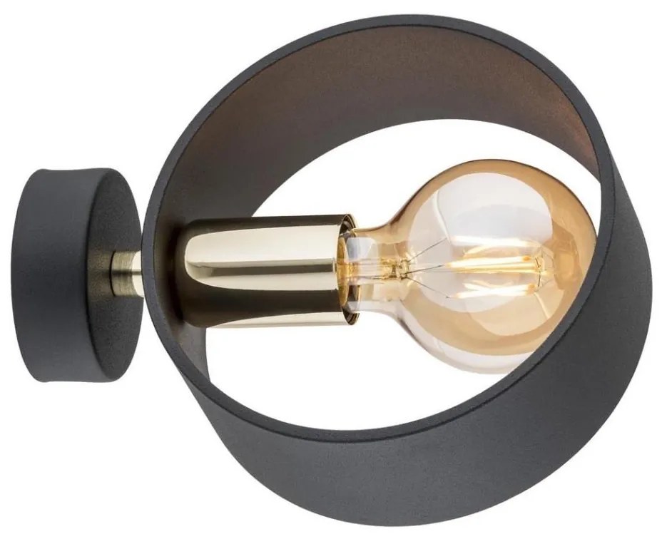 Argon 4069 - Applique AMADORA 1xE27/15W/230V nero