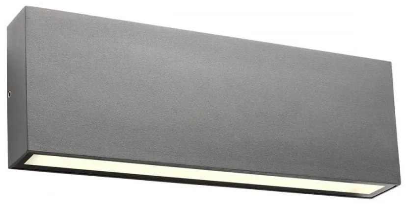 Redo 90388 - Applique a LED da esterno KAMAL LED/15W/230V 3000K IP54 grigio
